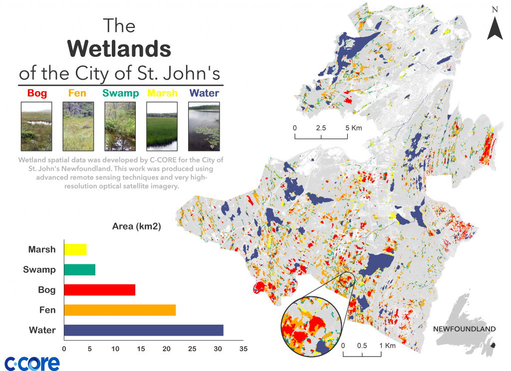 Mapping Wetlands and Biomass – C-CORE